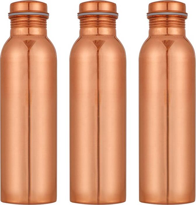 Buy Standard Copper 1Litre Water Bottle Set of 3 Online ₹1339 from