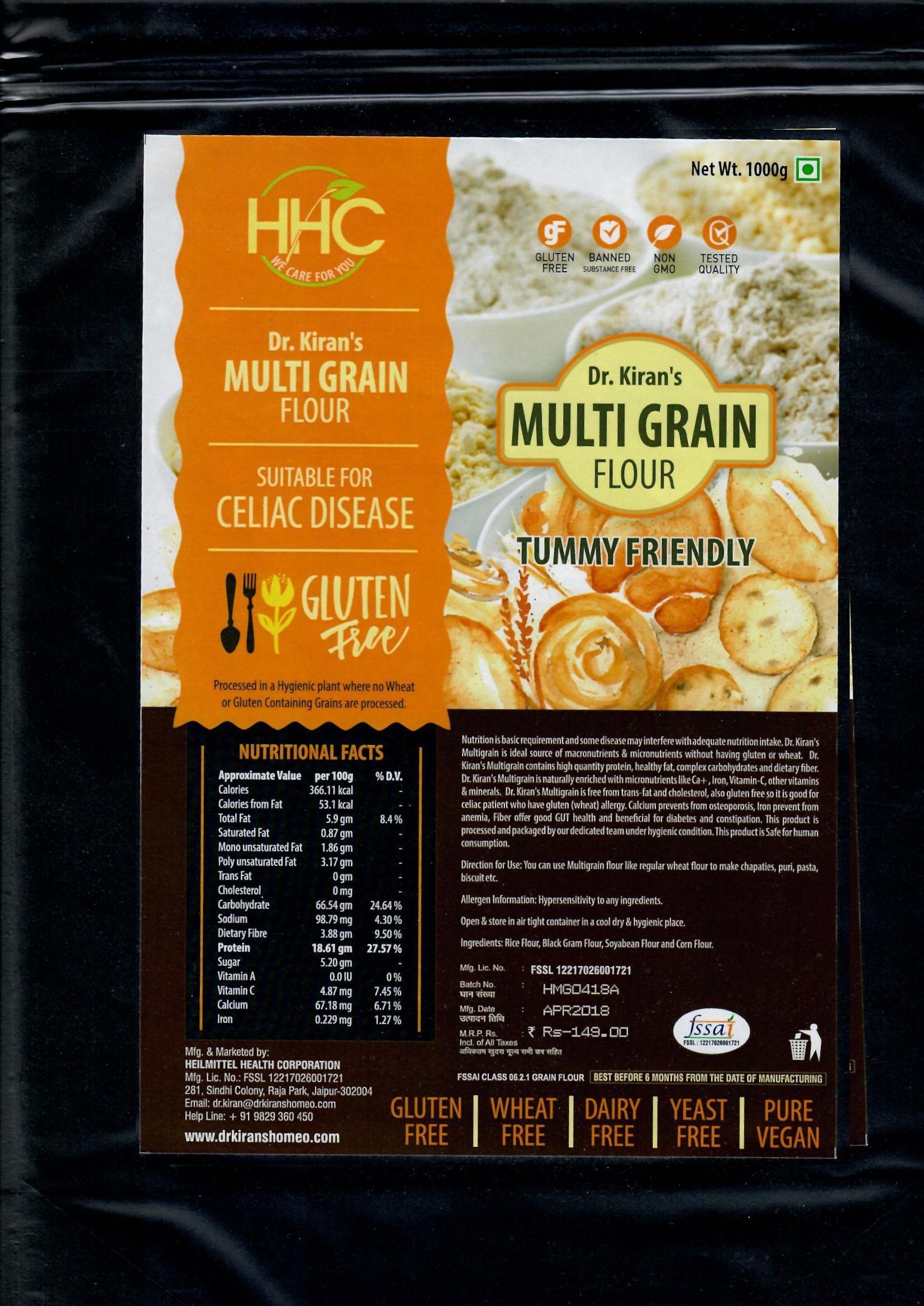 Buy Gluten free flour multi grain Online ₹145 from ShopClues
