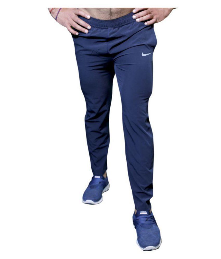 nike navy track pants