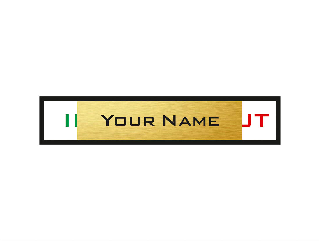 Buy YOUR NAME IN OUT SMEDOR Professional Sliding Sign Board On door 