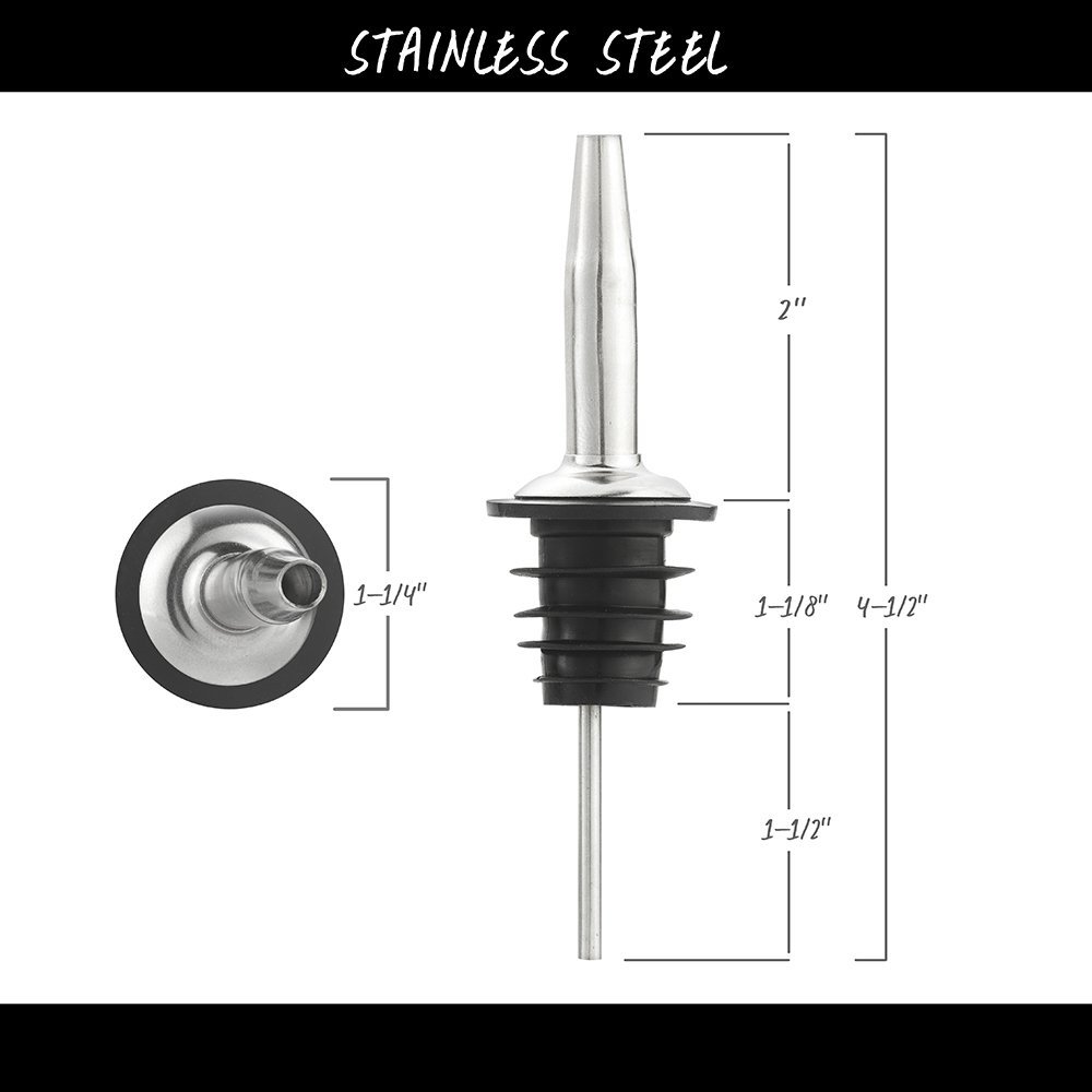 Buy Godskitchen Stainless Steel, Metal Bottle Pourers, Pouring Spouts