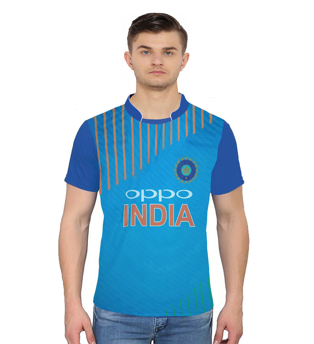 Buy Uniq Men's T-Shirt INDIA Team Jersey Online @ ₹399 from ShopClues