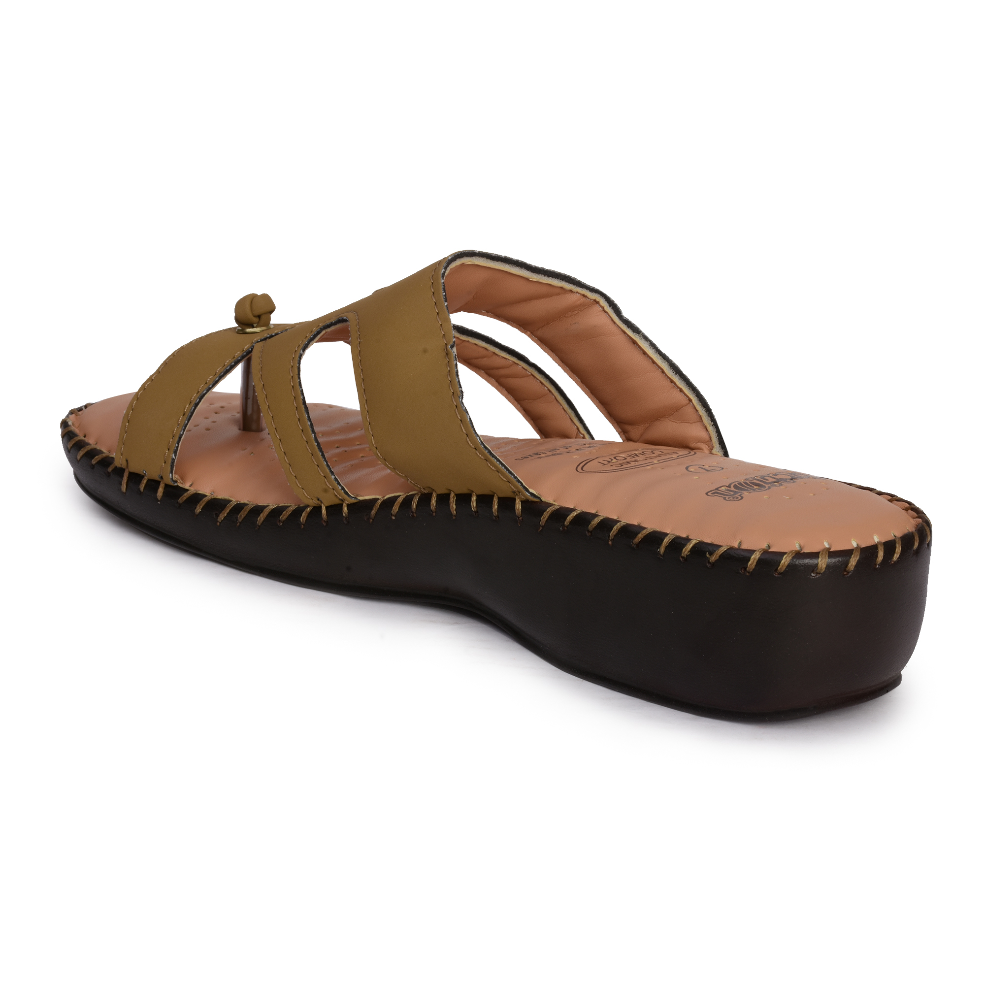 Buy Action Women's Beige Slippers Online @ ₹599 from ShopClues