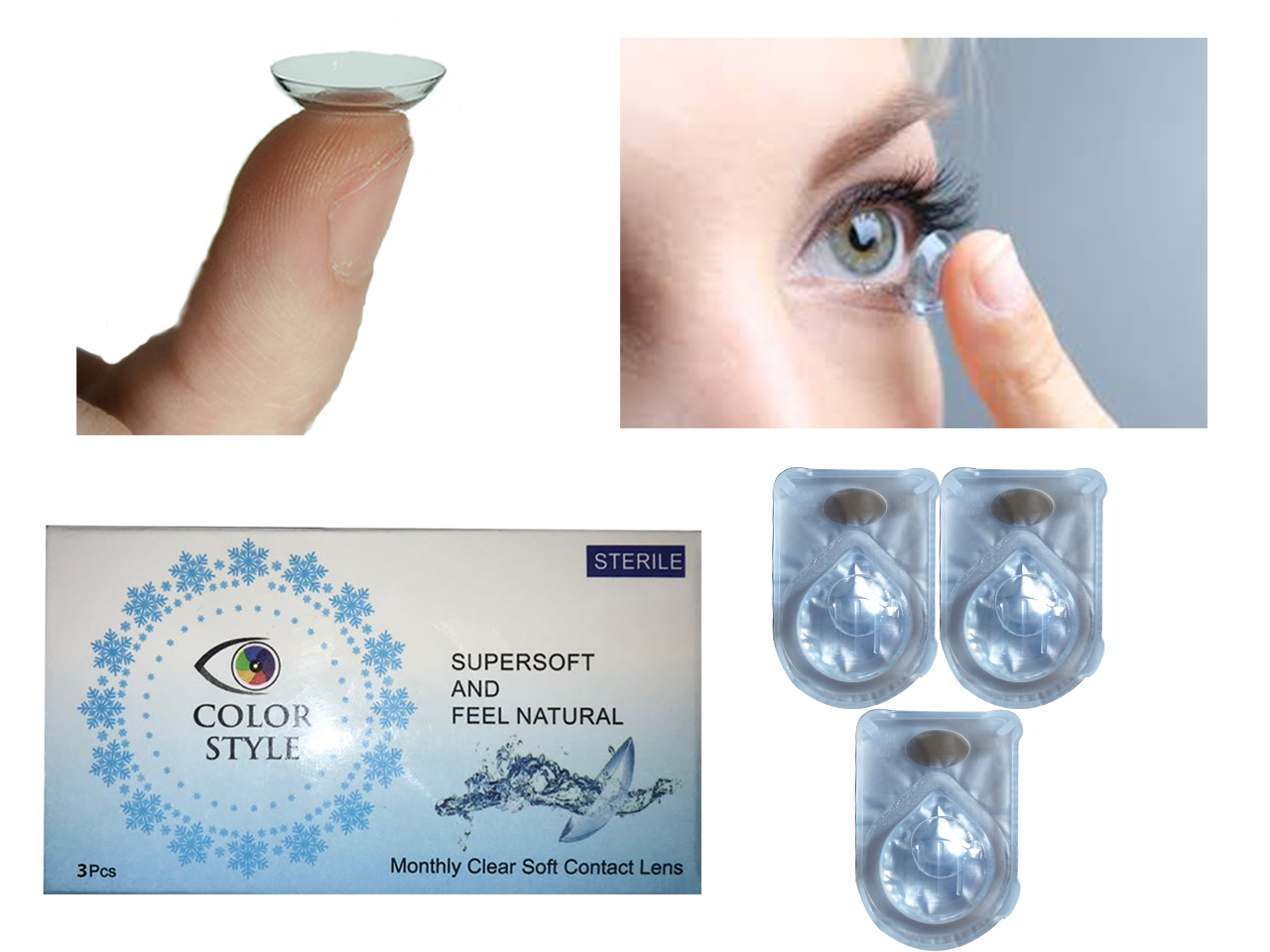 Buy Clear-Contact-Lens-Monthly-3-Pcs-(-1.75) Online @ ₹229 from ShopClues