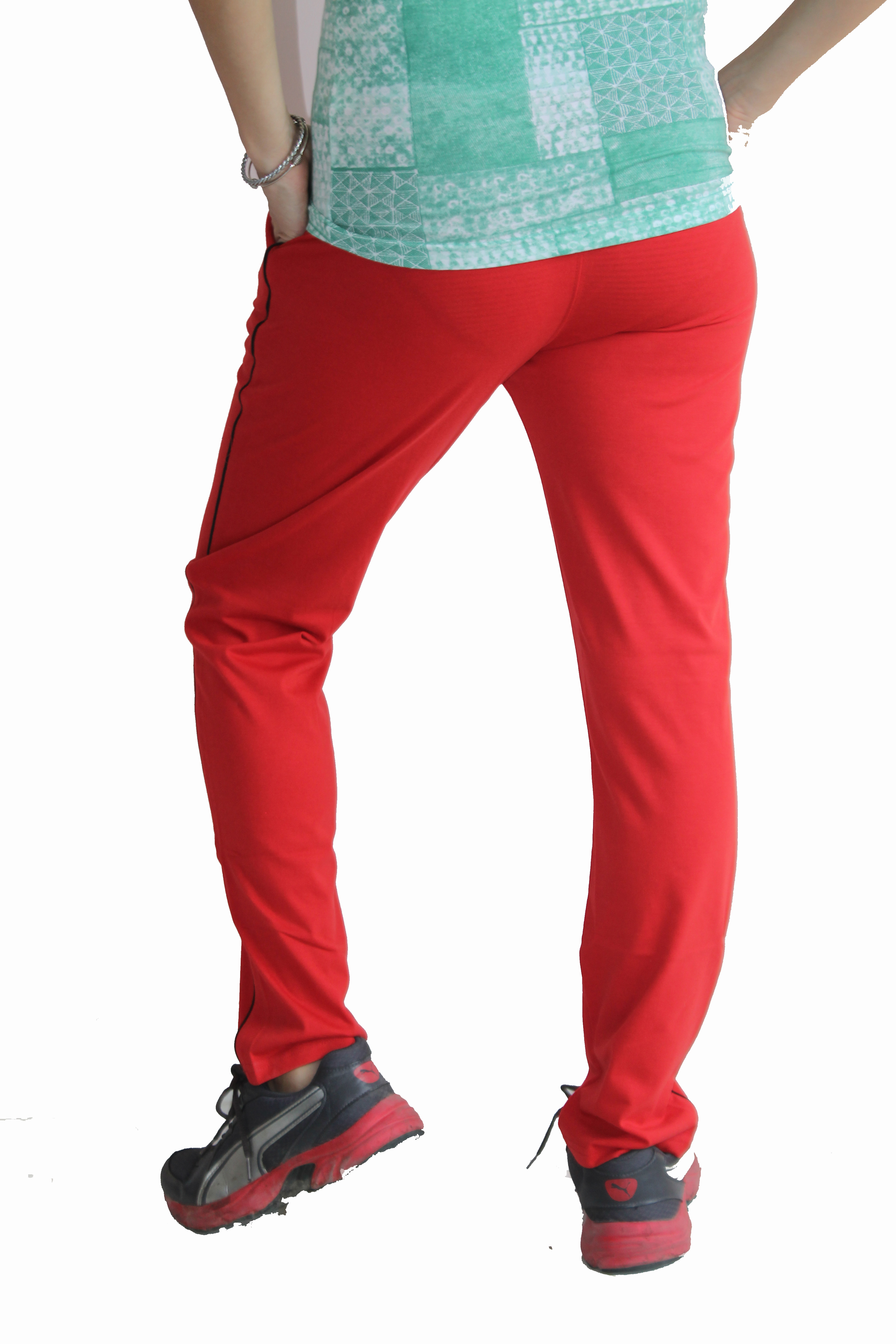 Buy F-ROUTE Women's Track pant Cotton Stretch Lycra Comfortable Gym wear/ Night Wear/ Sports 