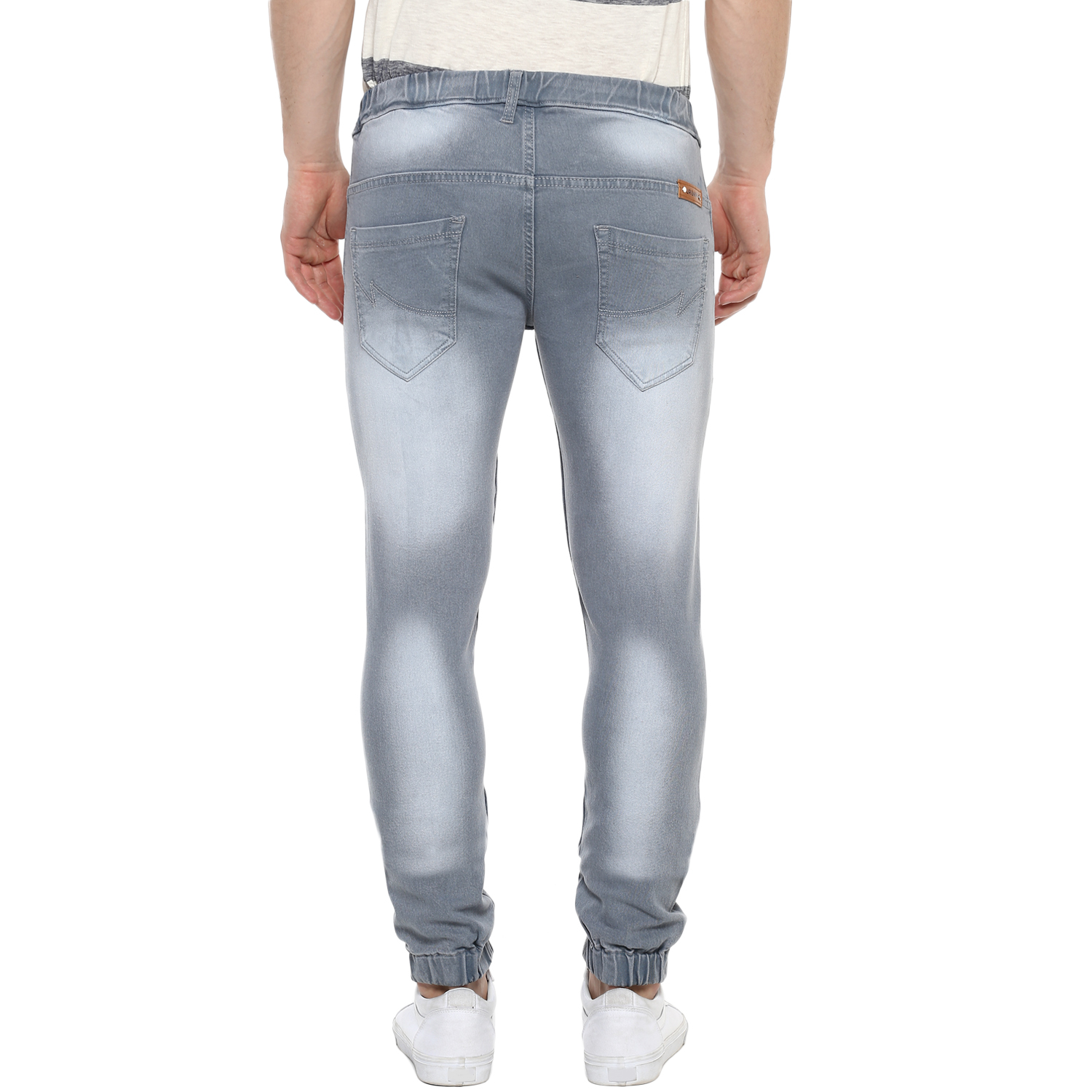 Buy Urbano Fashion Men Grey Mid Rise Slim Fit Jeans Online @ ₹859 from ...