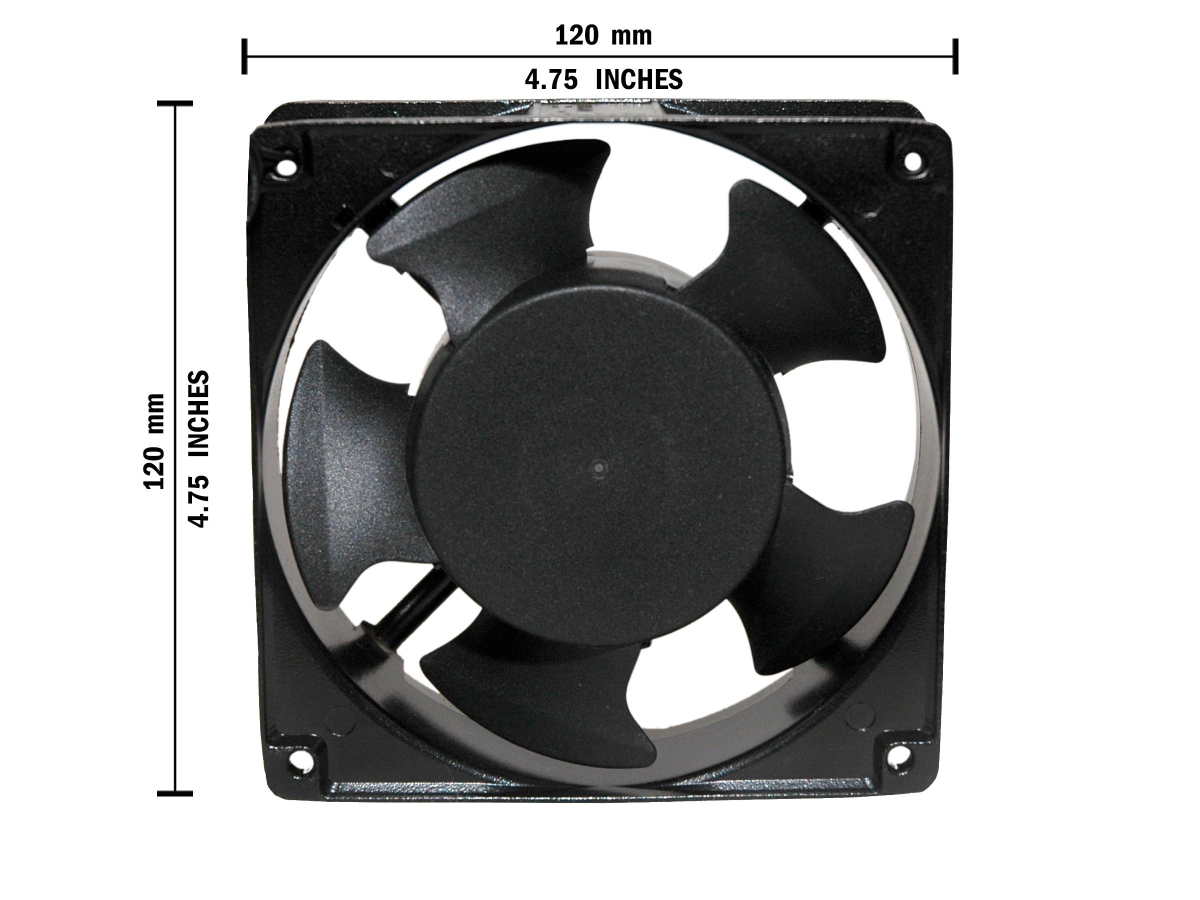 Buy MAA-KU small exhaust fan SIZE- 4.72 inches/ 12cm / 120mm square ...