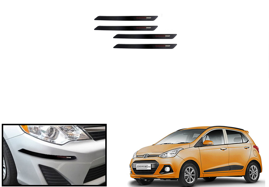 Buy Generic ipop Force Bumper Guard BLACK Set Of 4 For Hyundai Grand