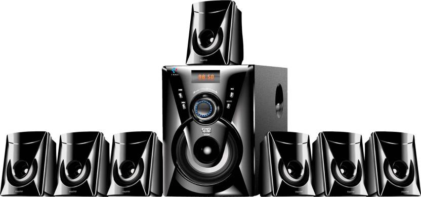 Ikall TA 777 Portable Bluetooth Home Audio Speaker Black With 1 Year Manufacturer Warranty
