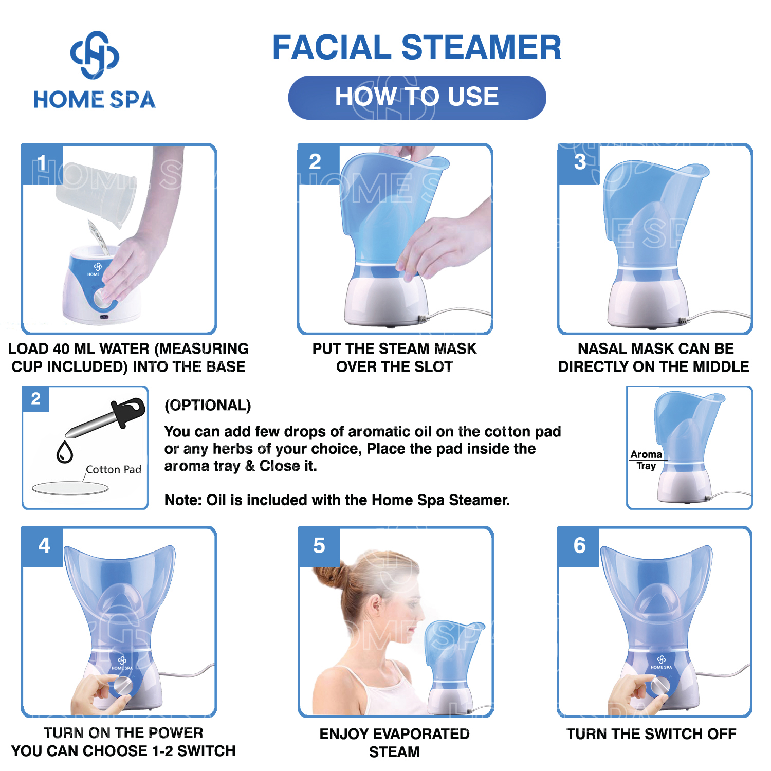 Buy Dr Trust (USA) Home Spa Face Steam Vaporizer and Nose Vapouriser