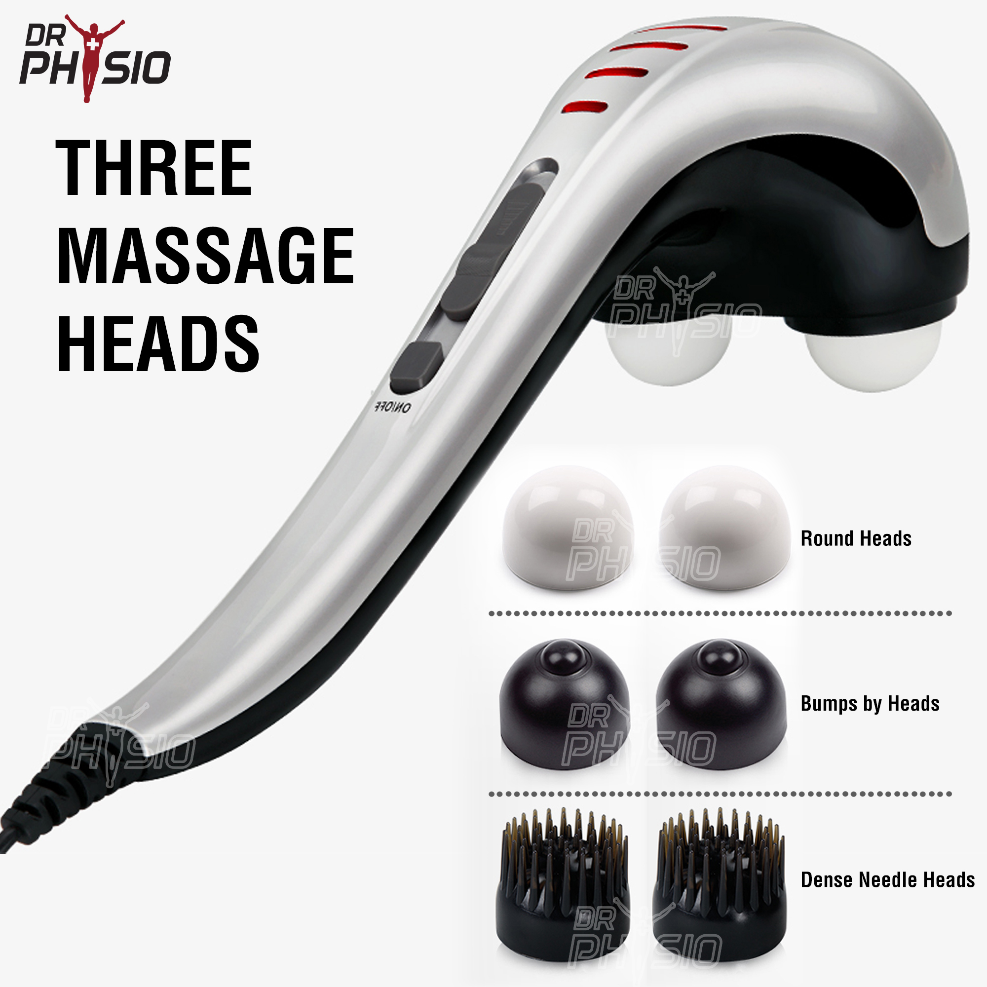 Buy Dr Physio (USA) Powerful Double Head Body Massager Electric Hammer