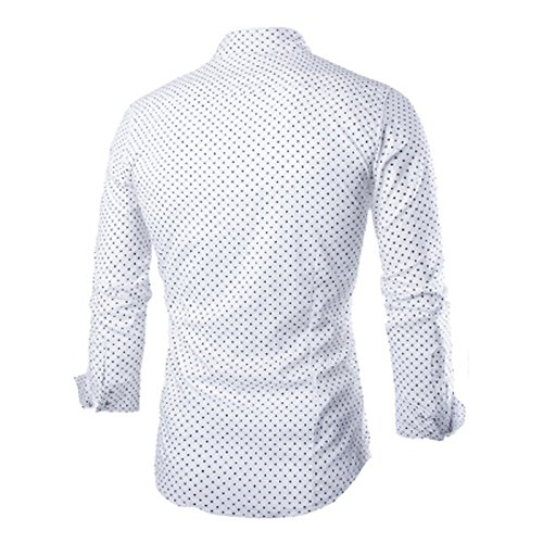 Buy Trends Fashion Dotted White Casual Shirt For Men Online @ ₹499 from ...