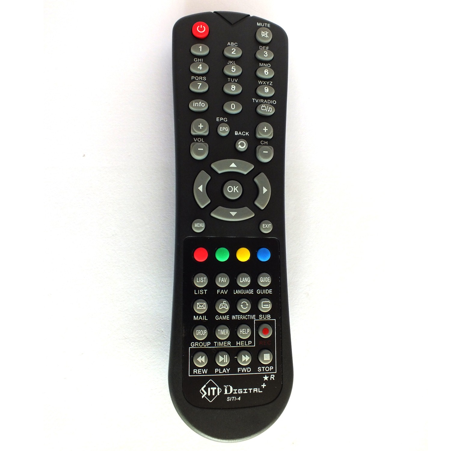 Buy Siti Digital Remote Control For HD STB With Recording Function