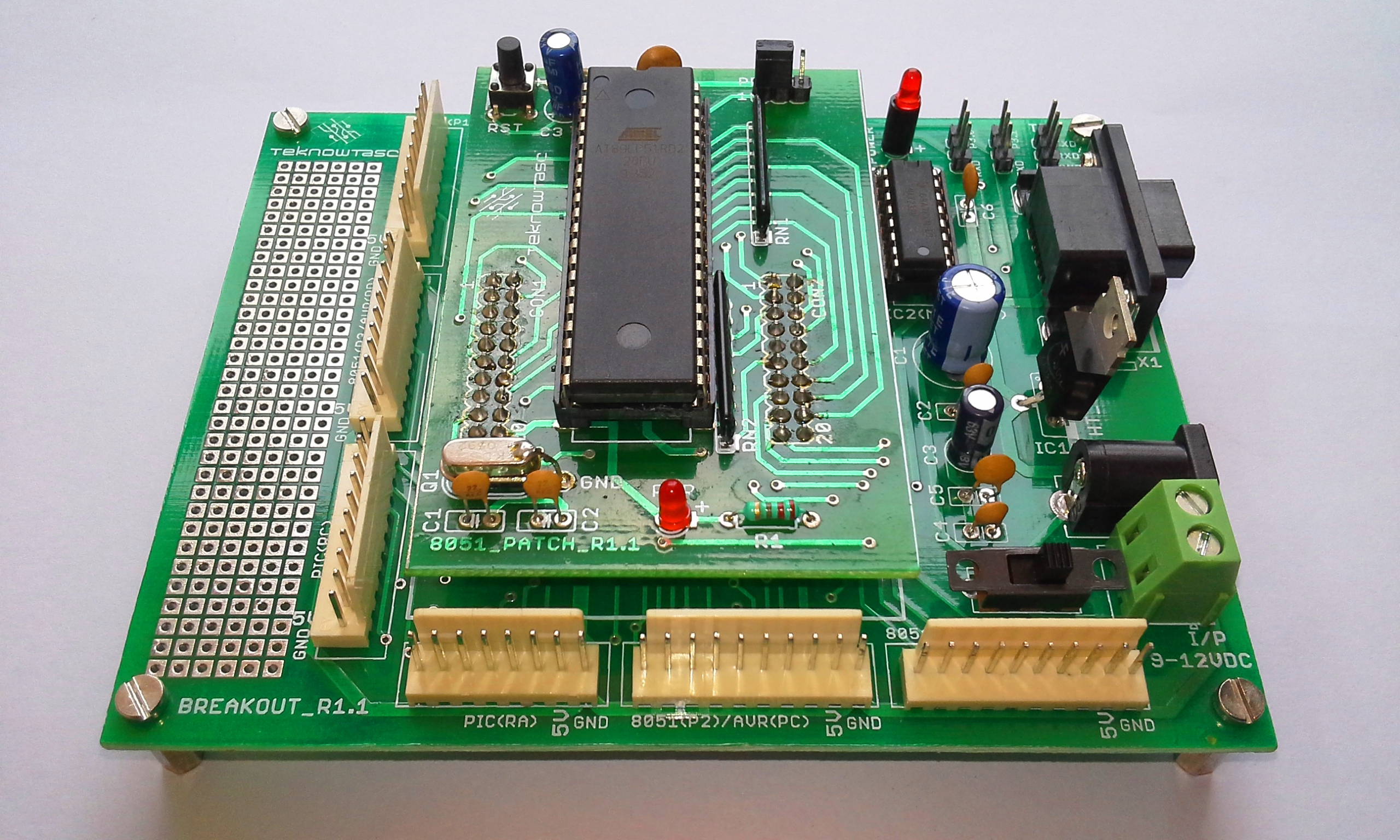 Buy TEKNOWTASC 8051 Microcontroller Development board,on board MAX232