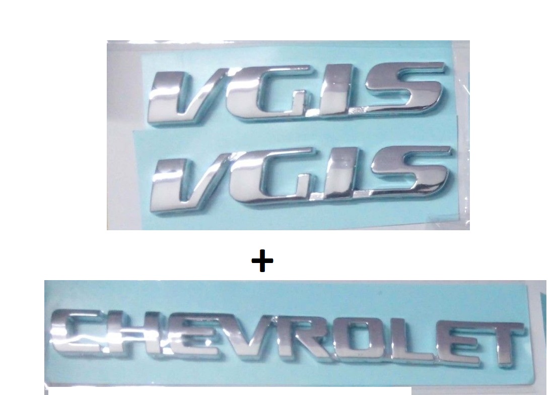 Buy CHEVROLET AVEO VGLS CAR DECAL EMBLEM MONOGRAM CHROME vgls