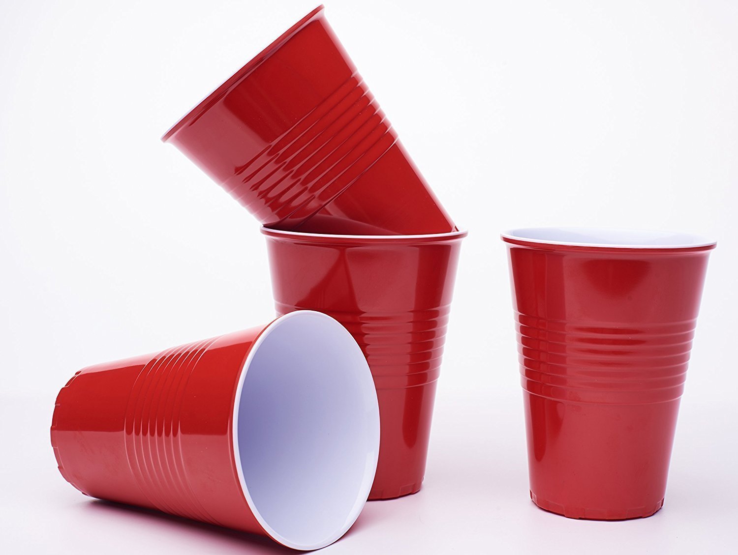 Buy Smartcraft Red Party Cups 500ml Pack of 50, Beer Party Cups,Beer