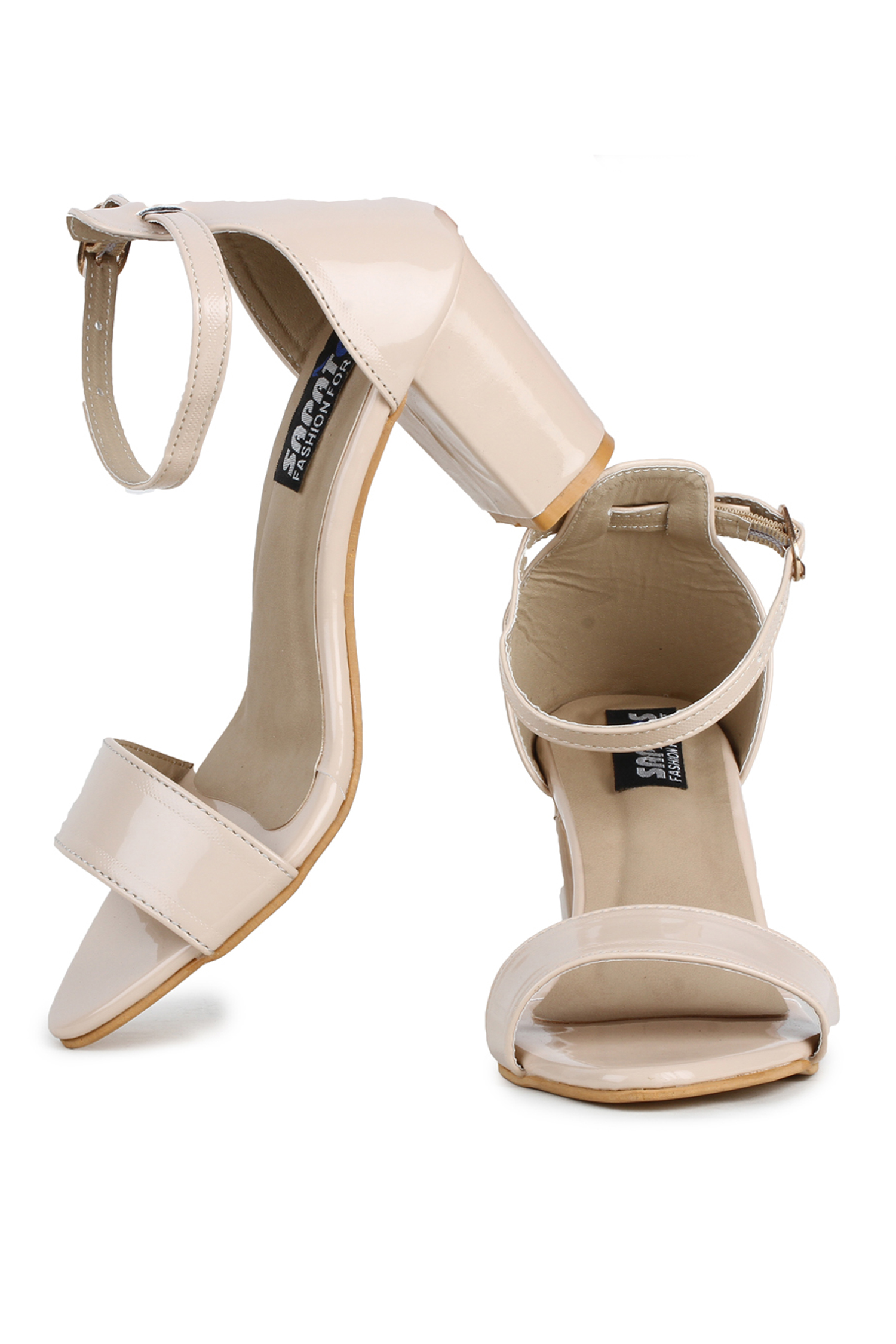 Buy Sapatos Beige Block Heels For Women Online ₹499 From Shopclues 7275