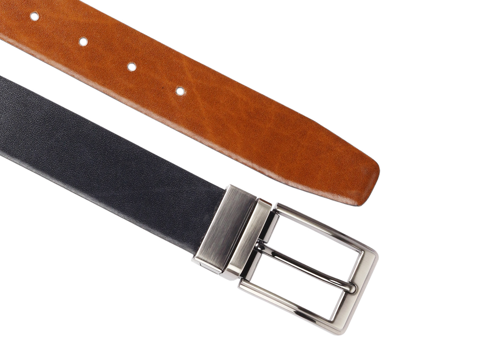 Buy LEXTAVIS Genuine pure leather belts for men Reversible - Colour ...