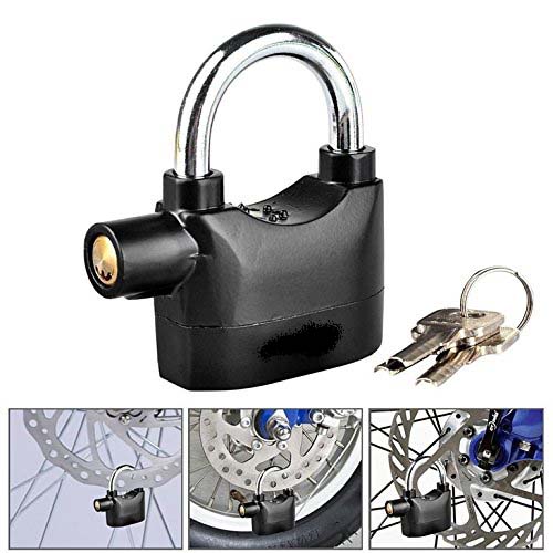 Buy Motion Sensor Security Padlock Siren Alarm Lock For Motor, Bikes