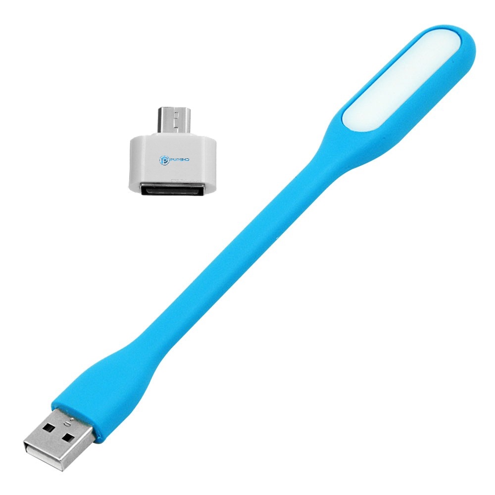 Buy Usb Led Light Lamp with OTG Adapter (All Mix Colors) Online ₹217