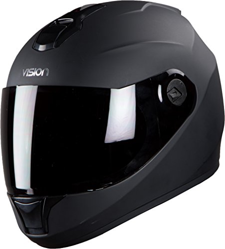 Buy Steelbird SBH-11/VISION Painted Glossy Helmet Matt Black With Plain ...