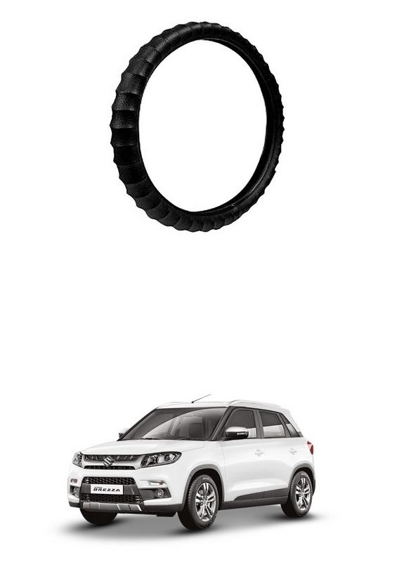 Buy KunjZone Highly Quality Premium Finger Grip Steering Cover Black