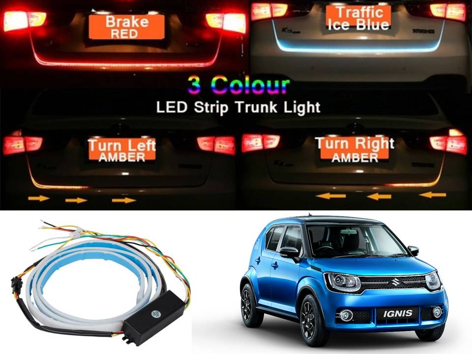 Buy Flow LED Strip Trunk Light / Dicky Light / Boot LED DRL Strip Light For Maruti Suzuki Ignis