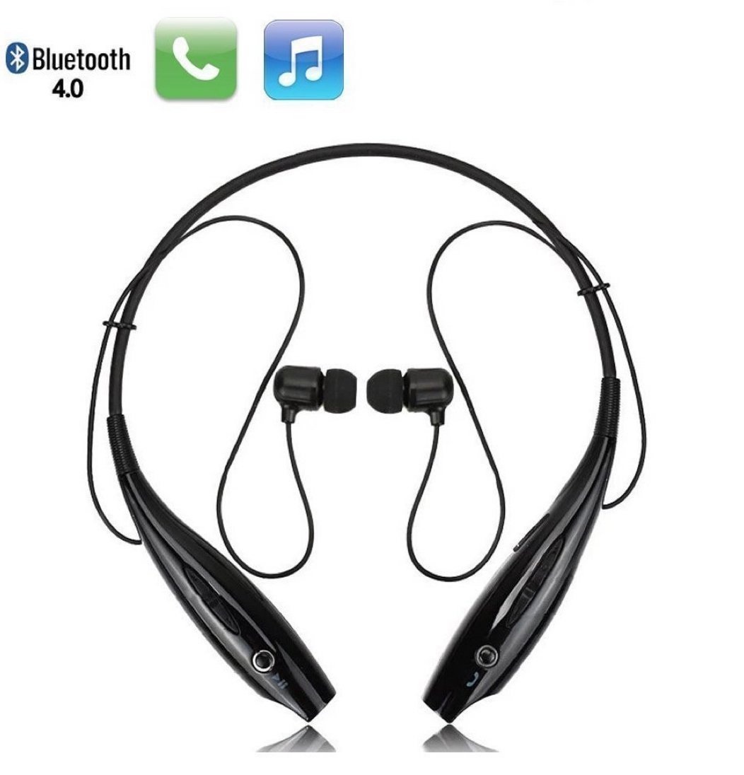 Premium HBS 730 Wireless in the Ear Bluetooth Neckband Earphone with Mic  Multicolor 