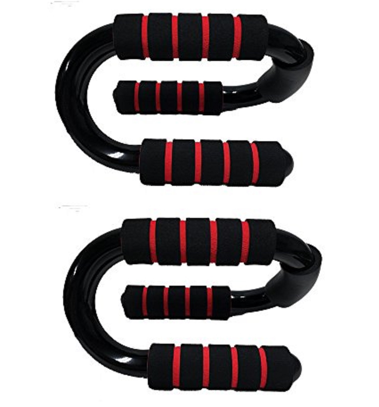 Buy Push Up Bars SShaped Stands Foam Fitness Steel Padded Chest Stable
