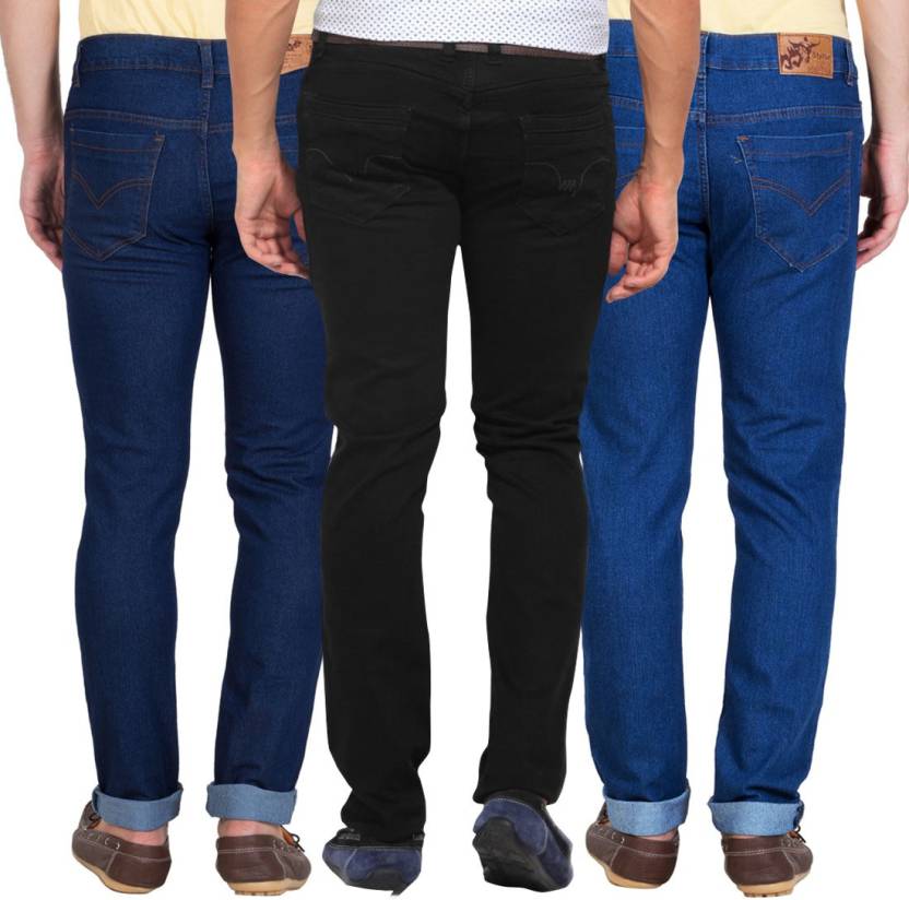 Buy Stylox Combo 3 Stretchable men's Jeans Online ₹1499 from ShopClues