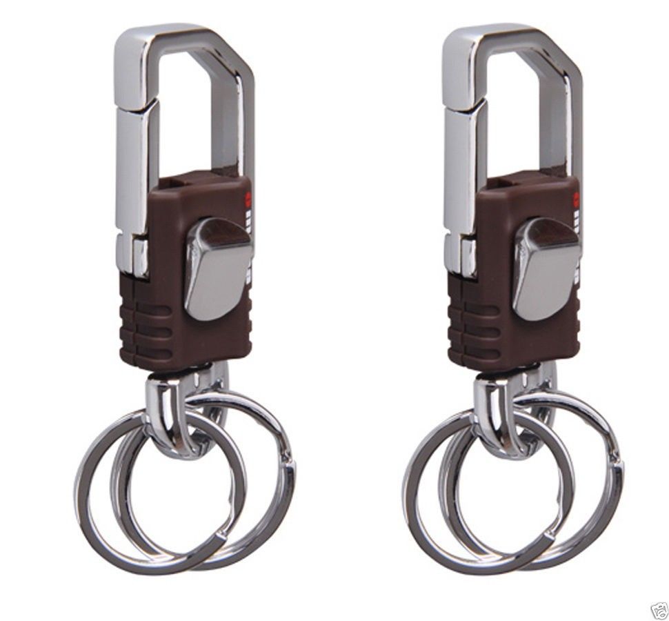 Buy Omuda 3713 Combo of 2 Pcs ABS Metal,Hook Locking KeyChain with ...