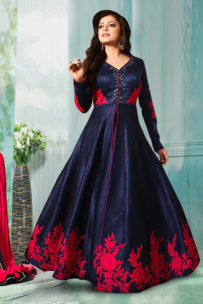 embroidery salwar suit material