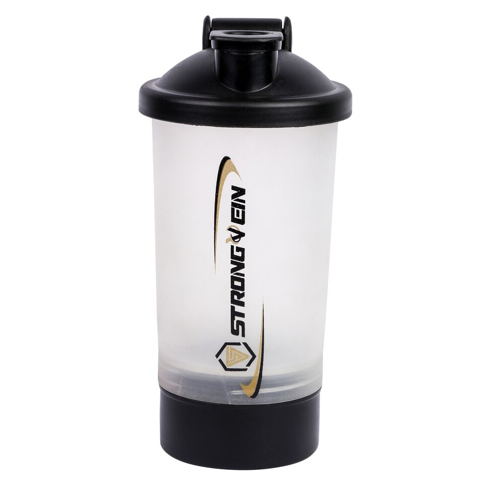 Buy Czar 600 ml Protein Shaker Gym Bottle with 1 Storage Compartments