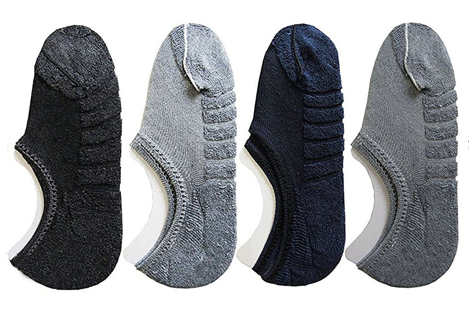 Buy Casual Men cotton Invisible Socks Spring Summer Non-slip Loafer ...