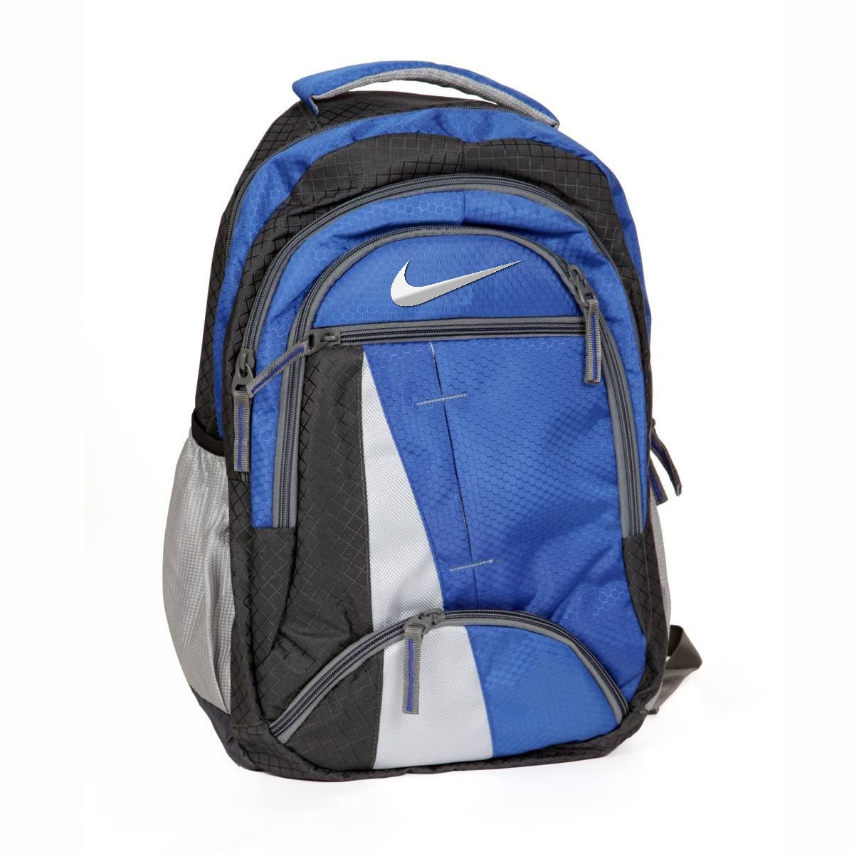 Buy Nike Blue Polyester Laptop Padding Backpack Online ₹899 from