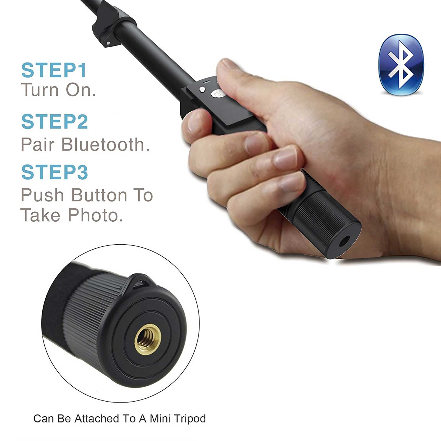 Buy Bluetooth Selfie Stick Online ₹580 from ShopClues