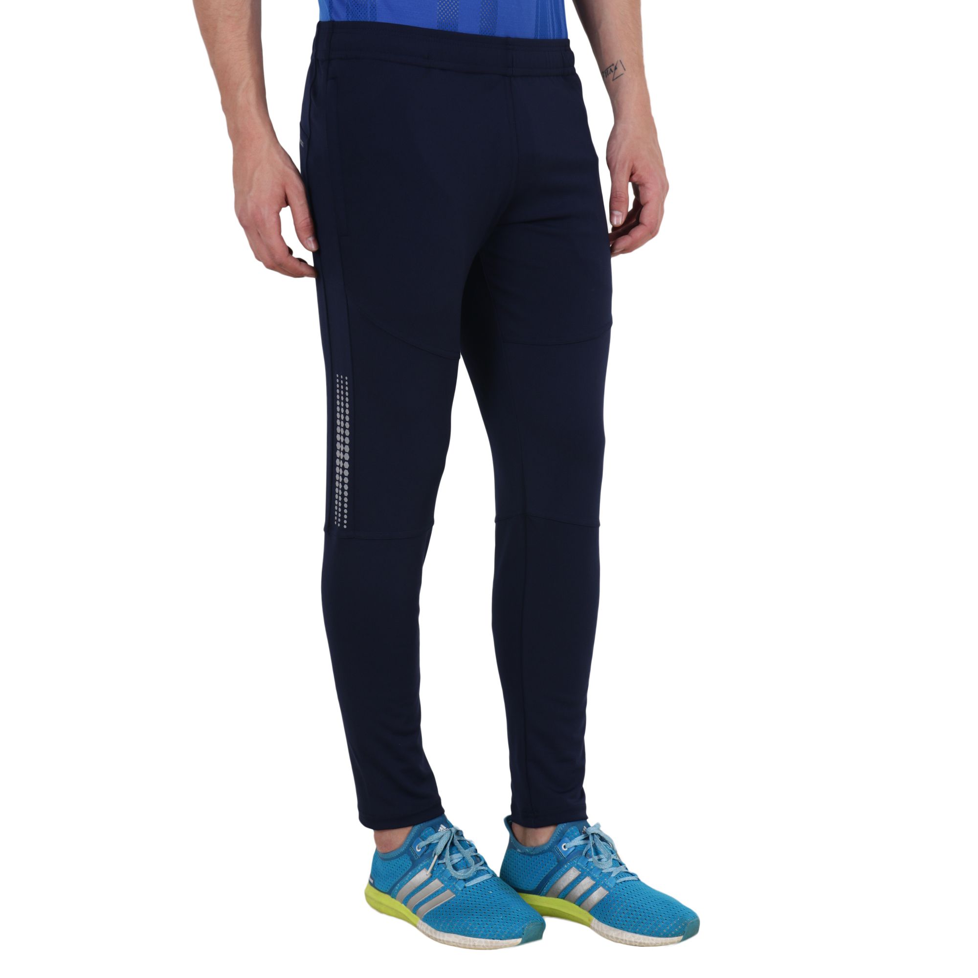 Buy Adidas Navy Polyester Lycra Men's Track Pants Online @ ₹995 from ...