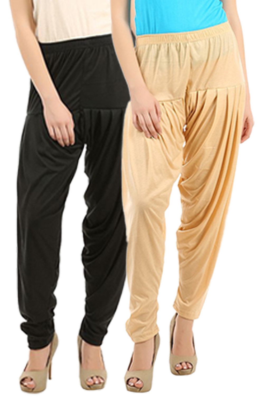 Buy Buy That Trendz Women's Cotton Viscose Lycra Patiyala Salwar Harem ...