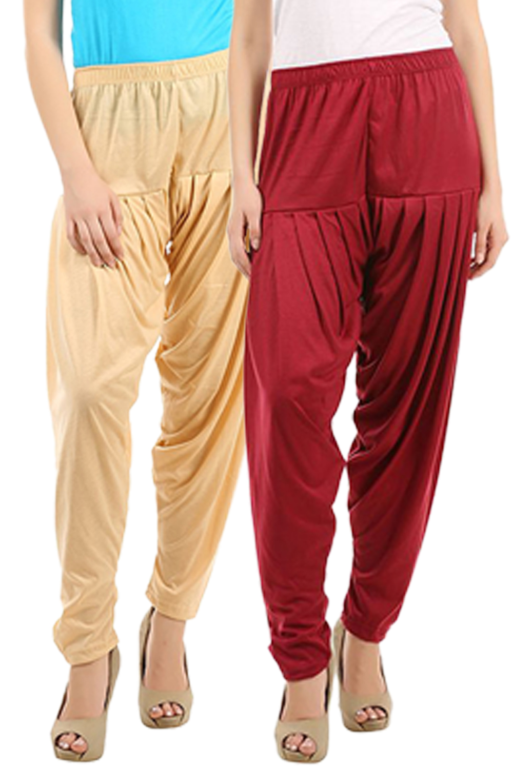 Buy Buy That Trendz Women's Cotton Viscose Lycra Patiyala Salwar Harem ...