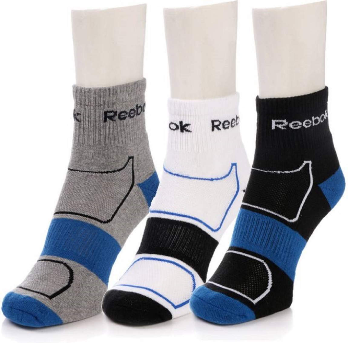 Buy Reebok Unisex Ankle Socks - Pack of 3 Online @ ₹399 from ShopClues