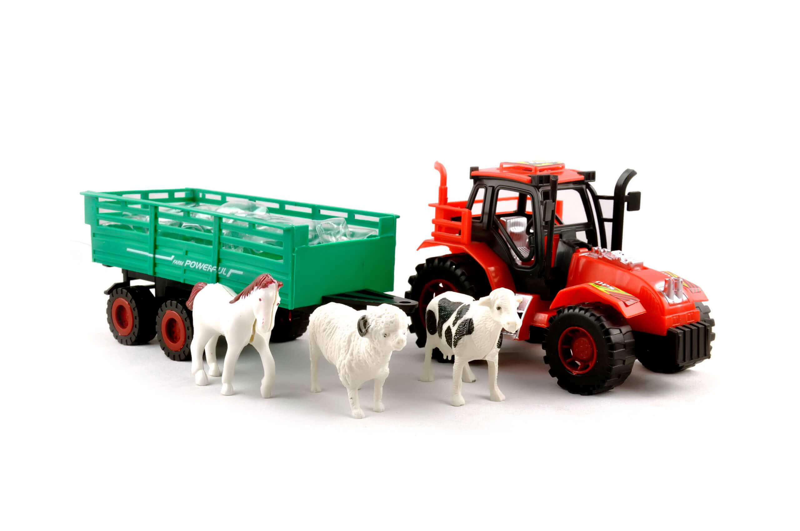 Buy KidzFan Farmer Friction Tractor Trolley Toy for Kids Heavy Duty