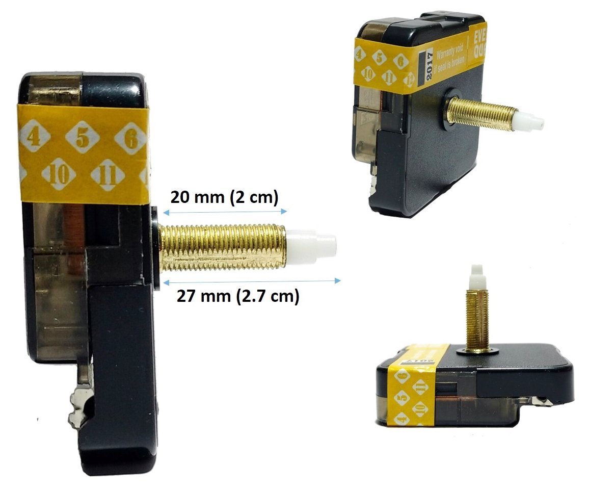 Buy Original Quartz Wall Clock Movement Machine Spindle Size 27 mm