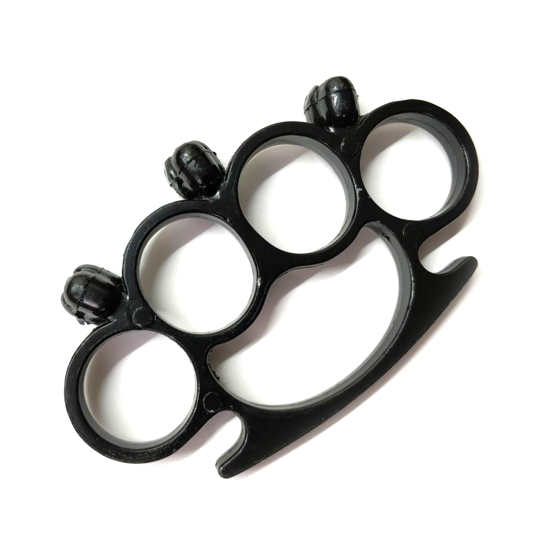 Buy Black Head Design Knuckle Punch Duster for Martial Arts and Self ...