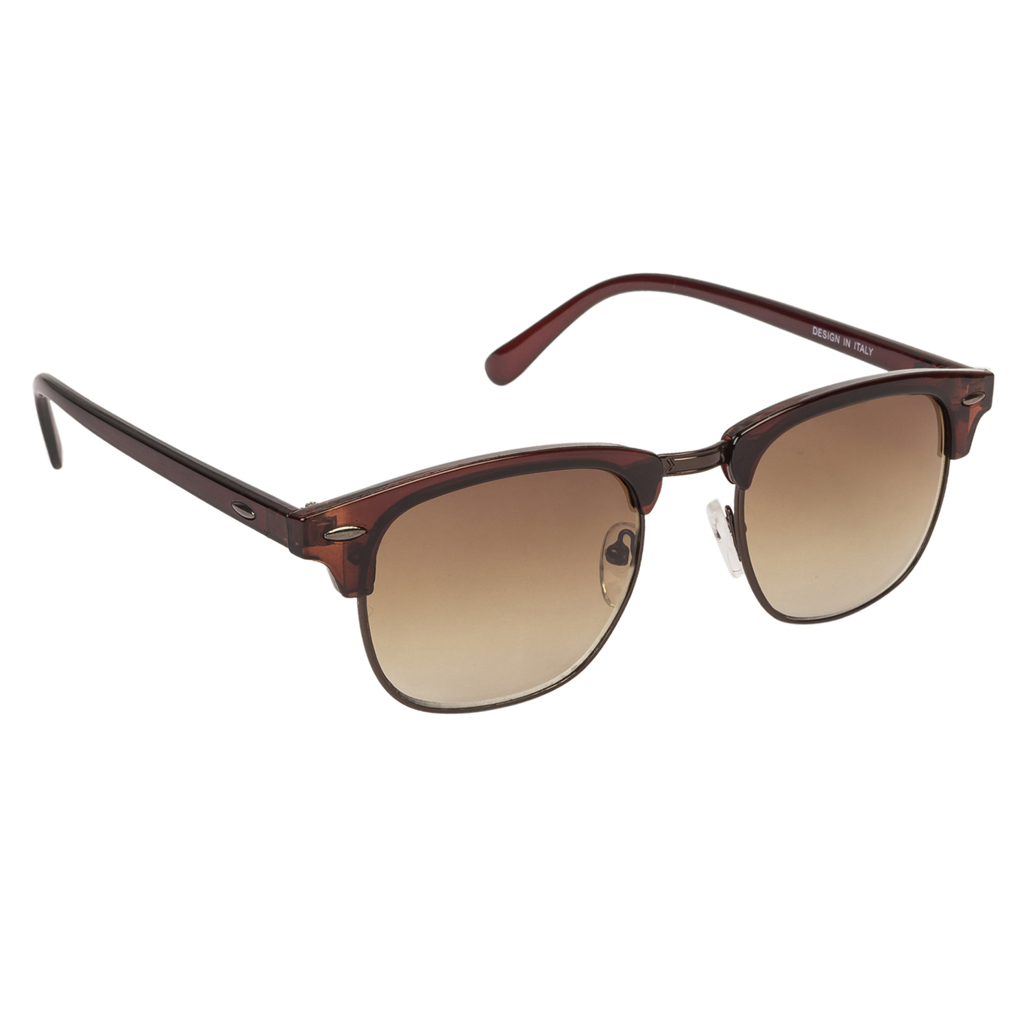 Buy Arzonai Ultimate Clubmaster Shape Brown-Brown UV Protection ...