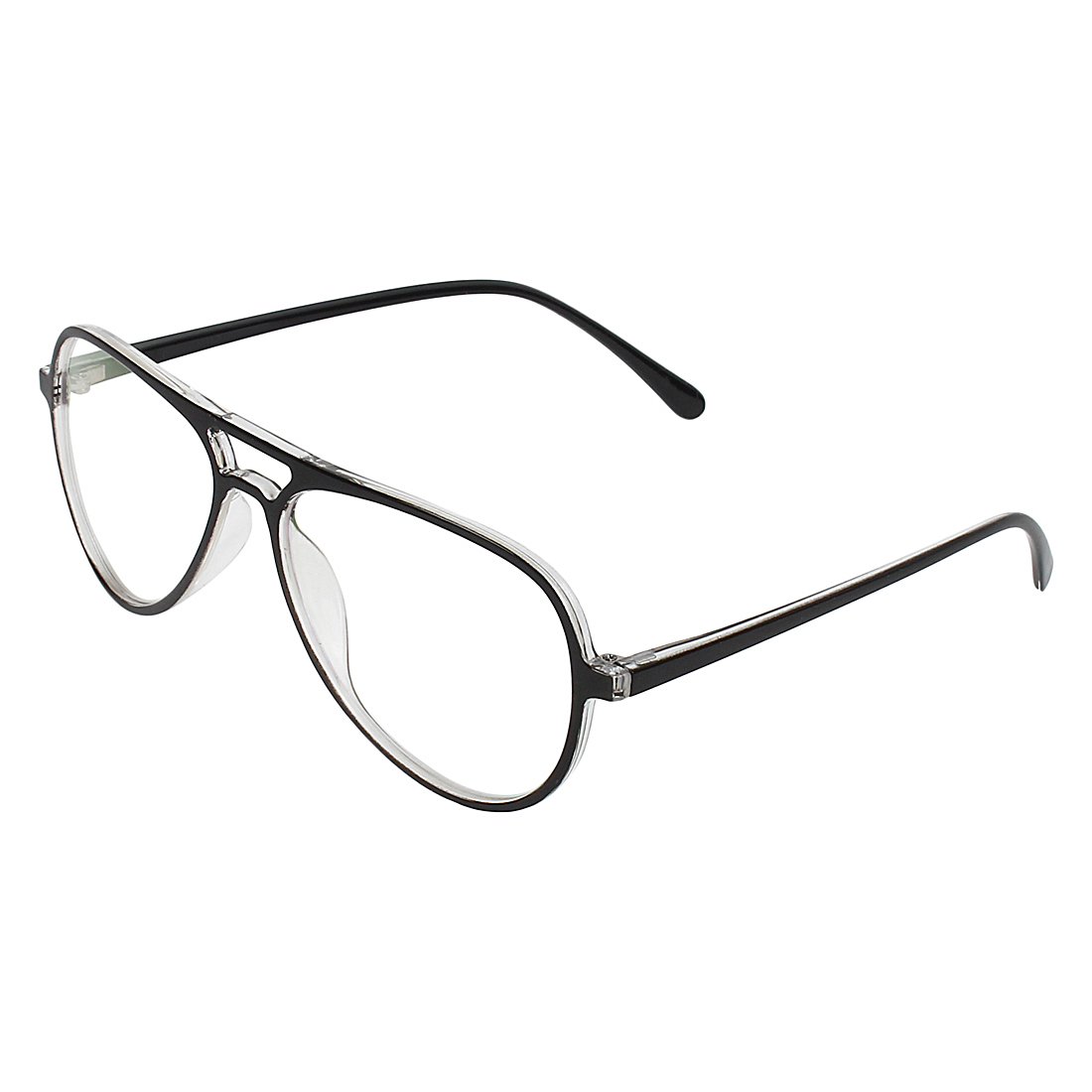 Buy Zyaden Unisex Black Polycarbonate Full Rim Aviator Eyeglasses Online ₹399 From Shopclues