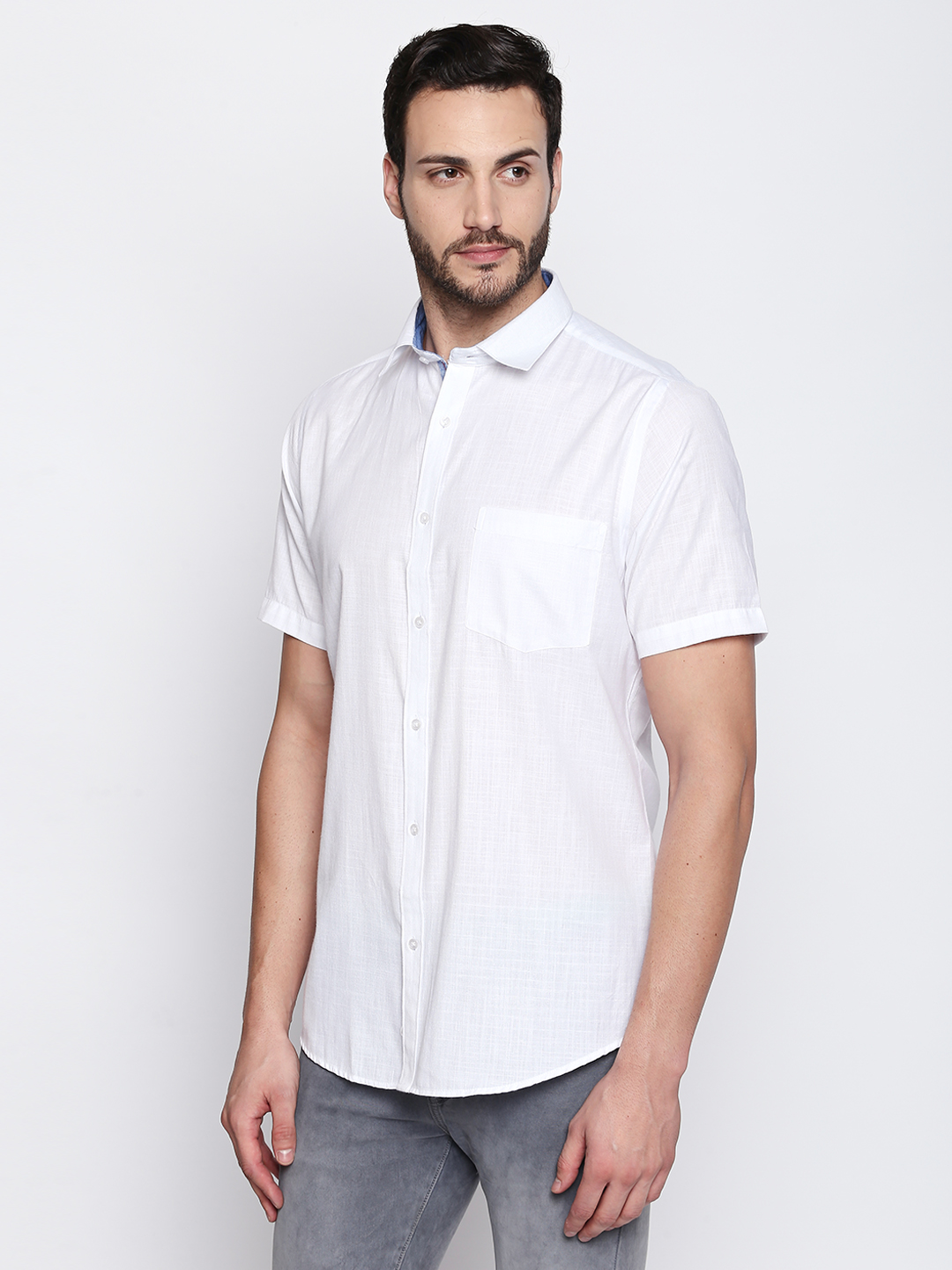 Buy Solemio 100% Cotton Shirt For Mens Online @ ₹598 from ShopClues