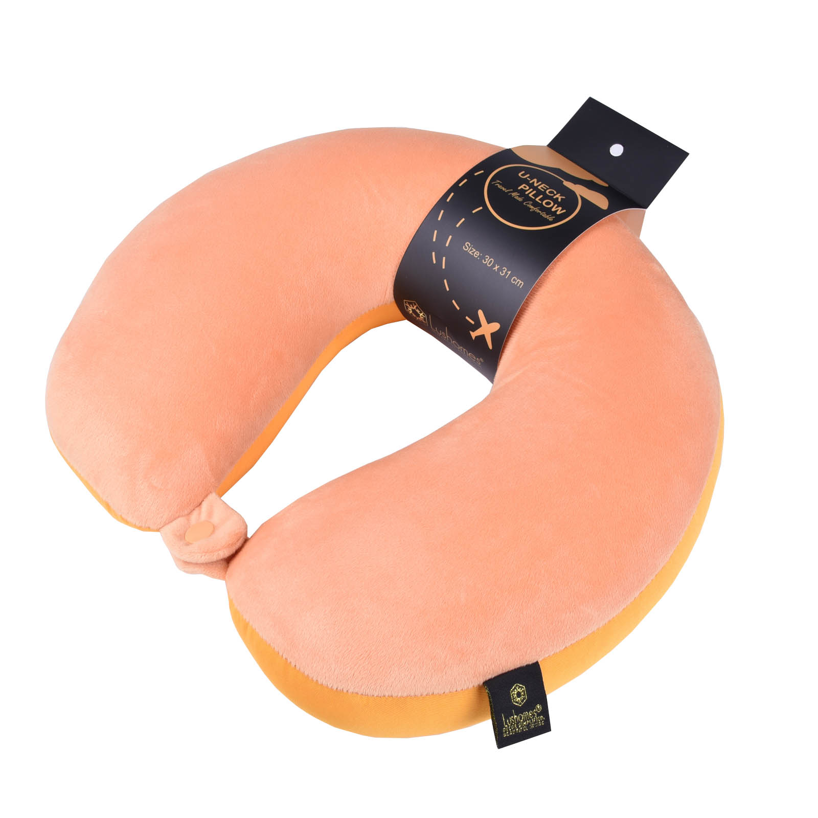 Buy Lushomes Yellow Microbeads Neck Pillow (30 x 31 cms, Single pc