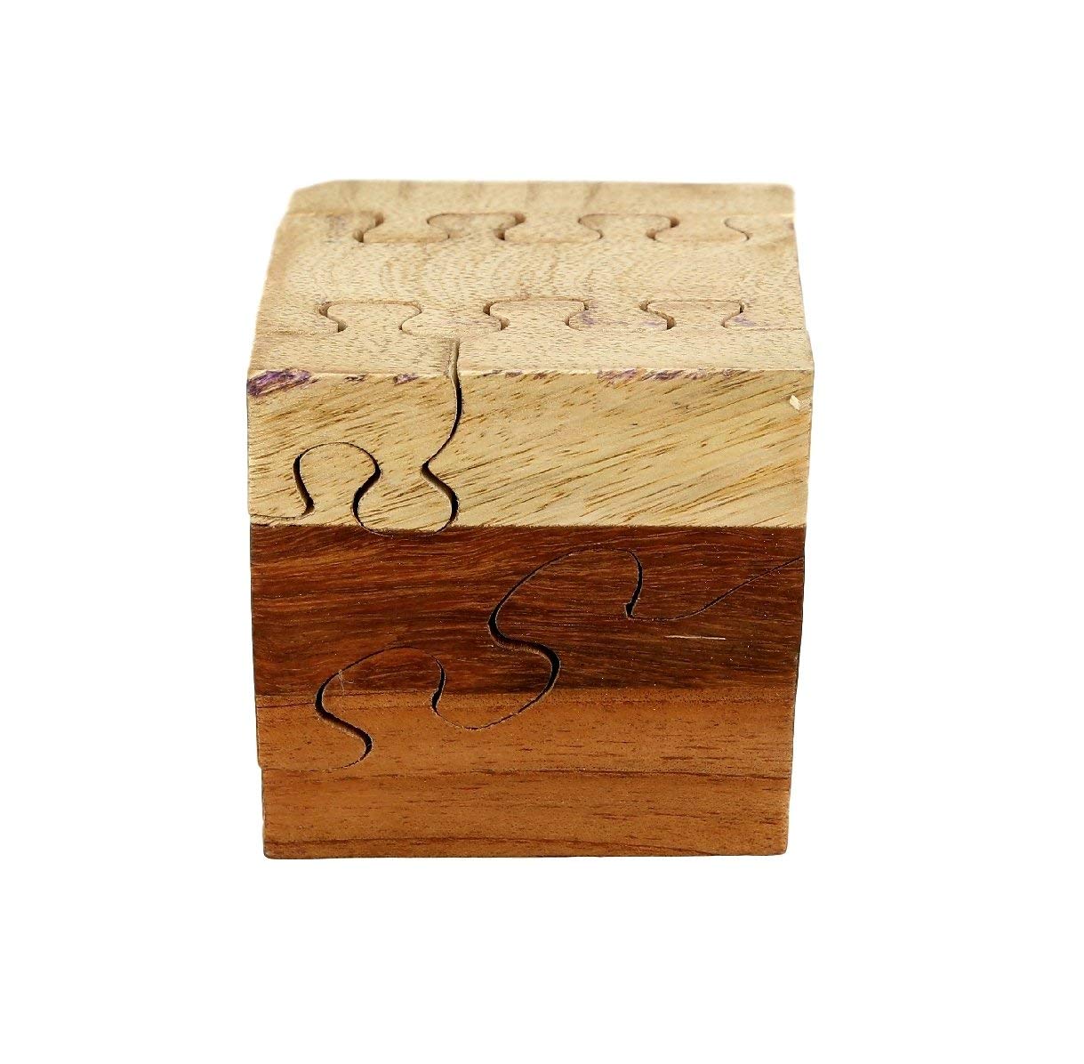 Buy Brij craft Handmade Wood Jigsaw Puzzle Cube Wooden Puzzle Games for