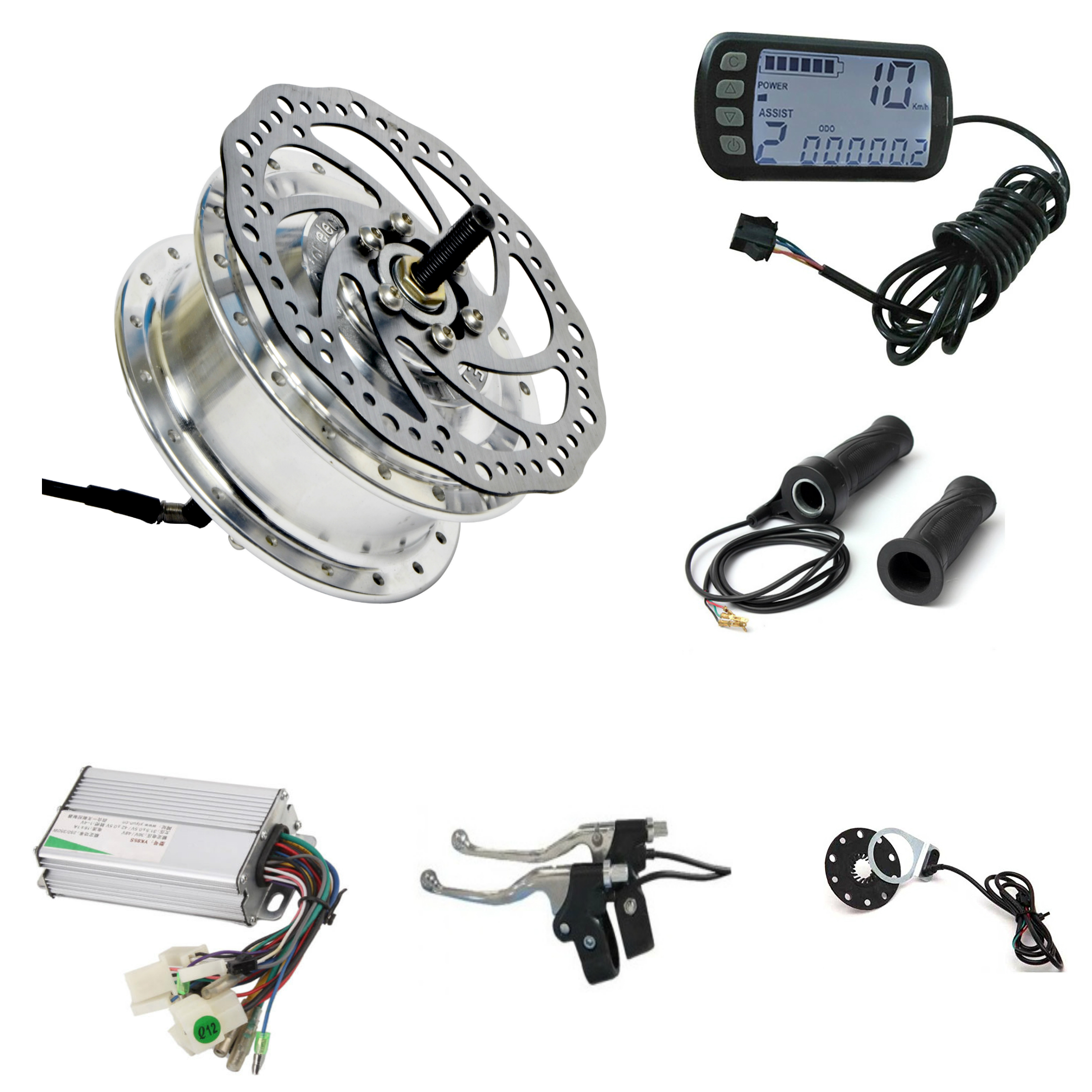 Buy 350W 36V Electric Bike Bicycle Front Hub motor DIY Conversion Kit