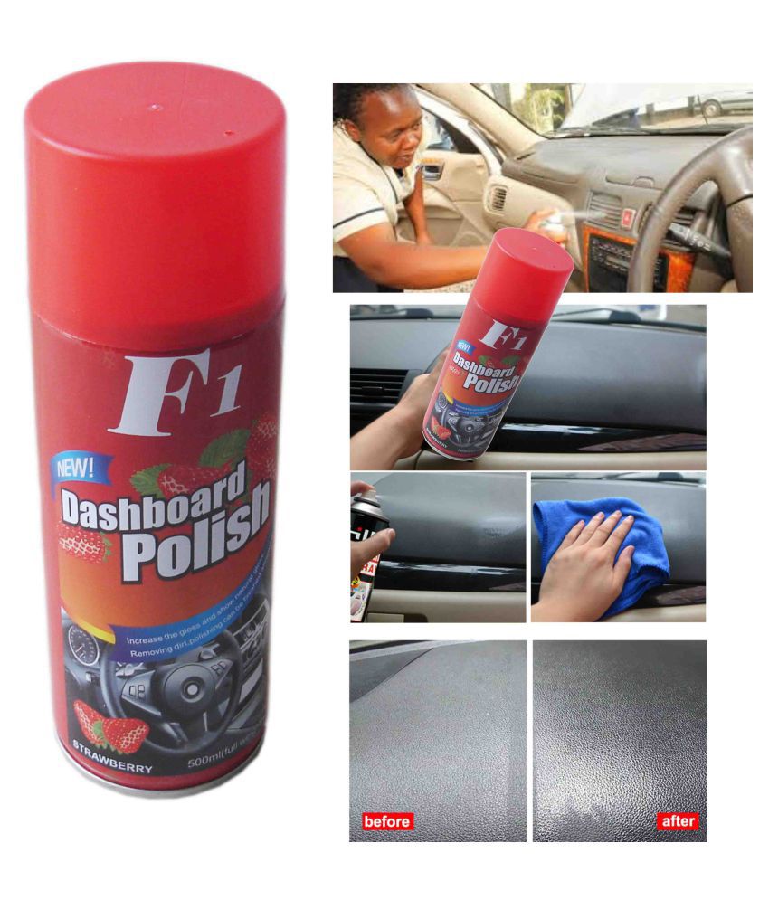 Buy F1 Dashboard Polish Spray And Shiner For All Cars (450ml) Online
